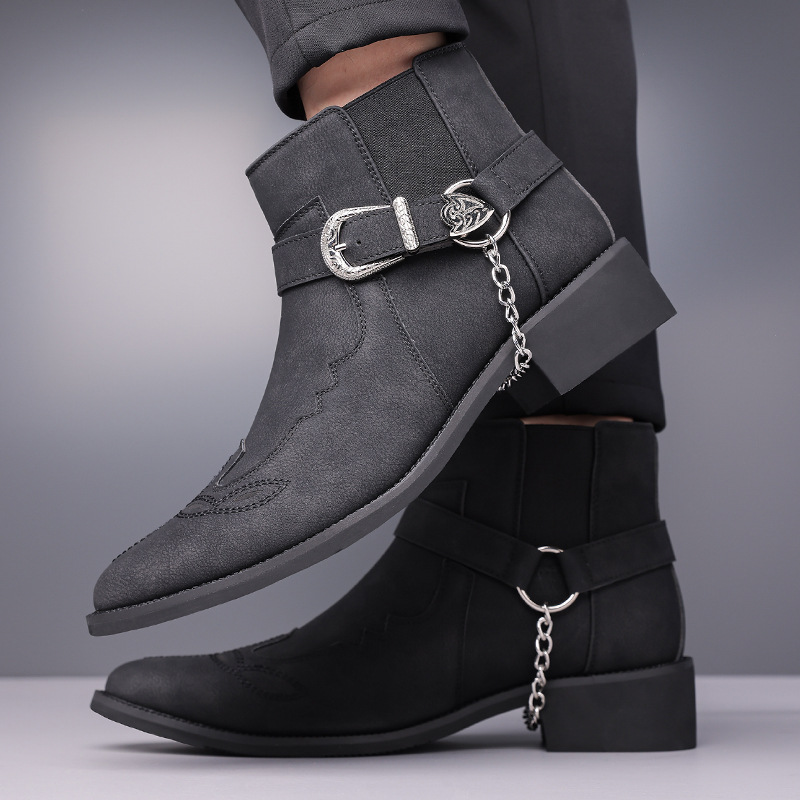 รองเท้าบูทคาวบอยวินเทจสำหรับผู - Vintage Fashion Boots บทวิจารณ์และราคา