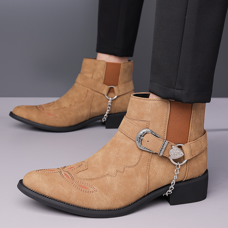 รองเท้าบูทคาวบอยวินเทจสำหรับผู - Vintage Fashion Boots บทวิจารณ์และราคา