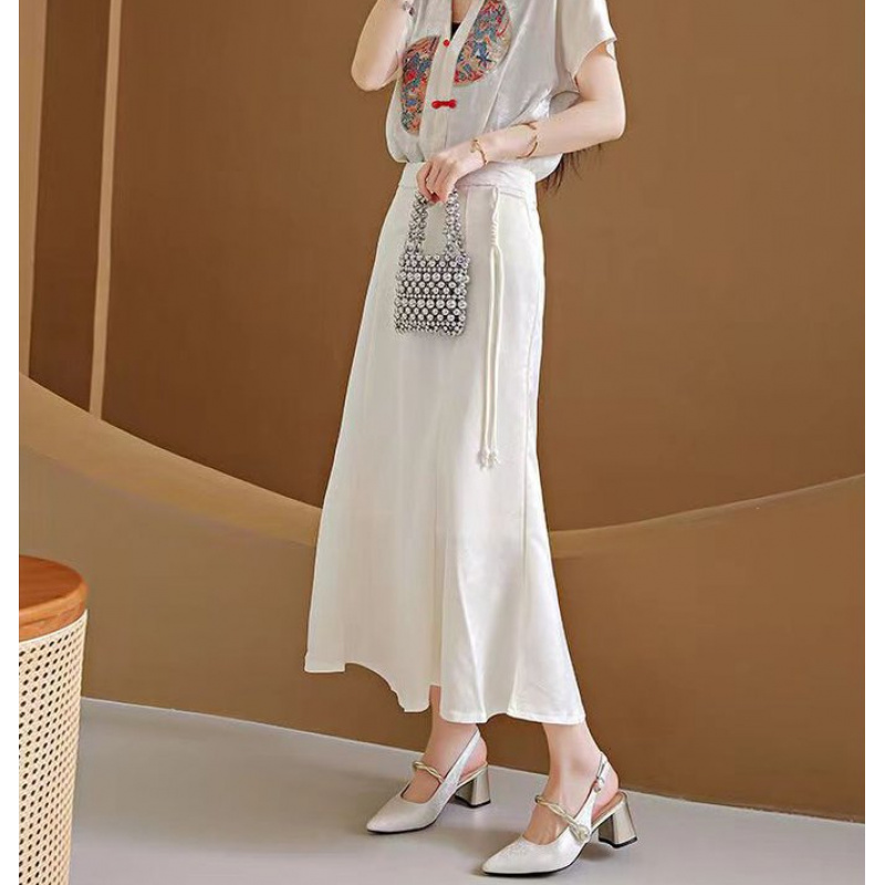 รองเท้าส้นตึกแบบสวมเปิดส้น ปลา - Vintage Fashion Dress บทวิจารณ์และราคา