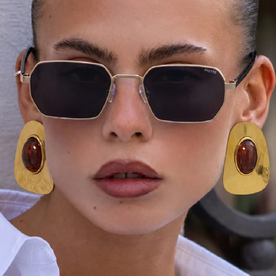 IngeSight.Z ต่างหูเรซินทรงเรขา - Z Vintage Fashion บทวิจารณ์และราคา