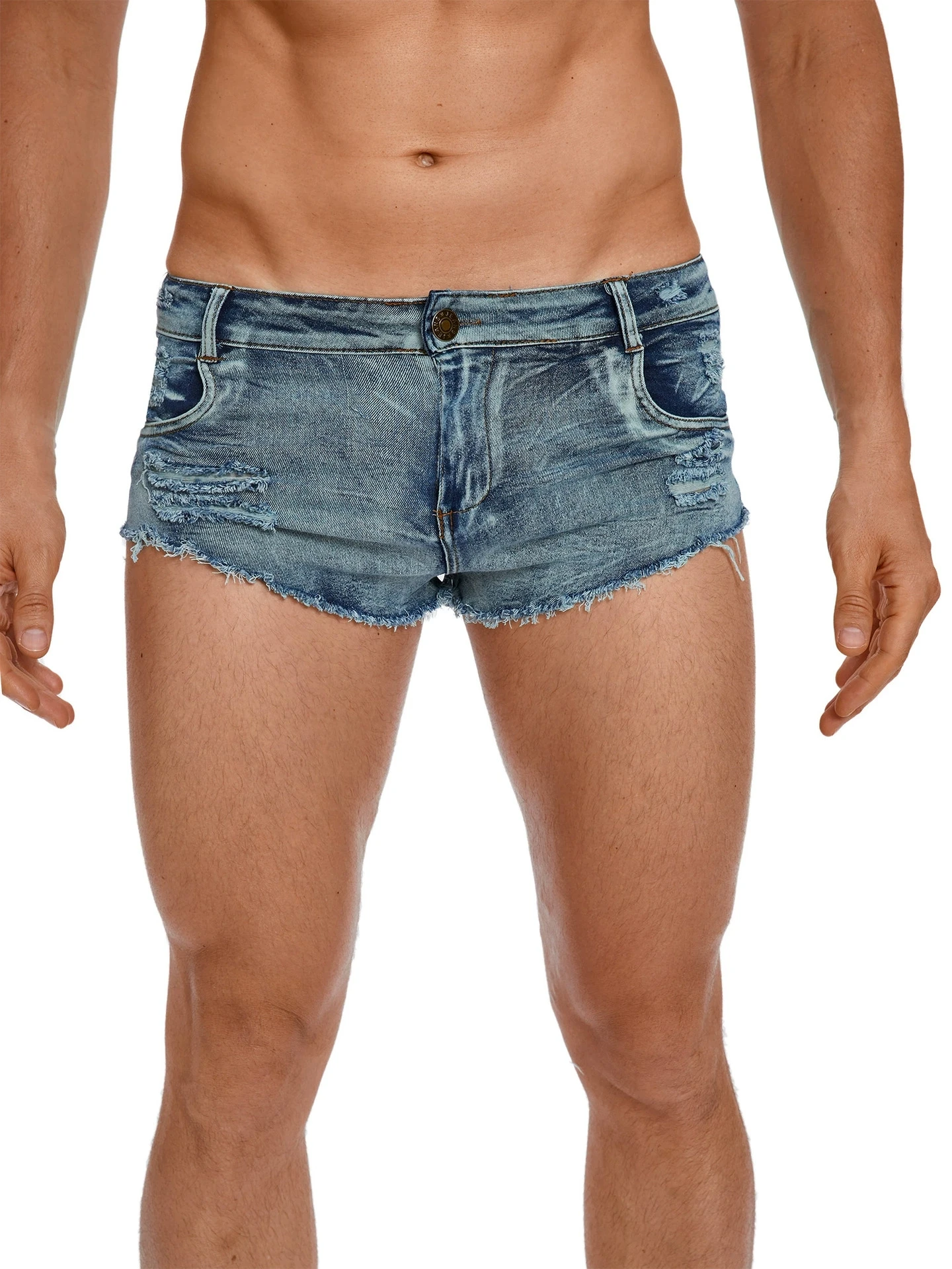 กางเกงยีนส์ขาสั้นเอวต่ำแฟชั่นส - Vintage Fashion Jeans บทวิจารณ์และราคา