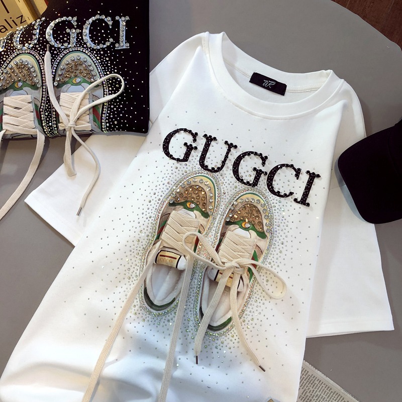 เสื้อยืดแฟชั่นฤดูร้อนใหม่ สไตล - Vintage Fashion Instagram บทวิจารณ์และราคา