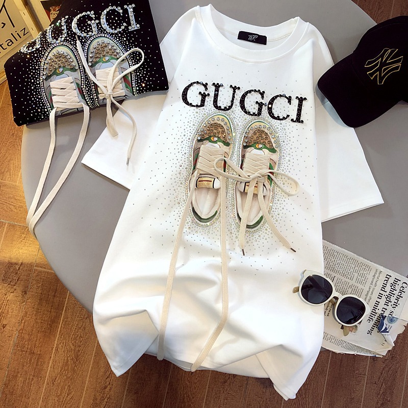 เสื้อยืดแฟชั่นฤดูร้อนใหม่ สไตล - Vintage Fashion Instagram บทวิจารณ์และราคา